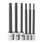 Craftsman 6 Piece Standard (SAE) Mid-Length Ball Hex Bit Set w/ Case