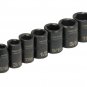 Craftsman SAE 9 Piece 3/8 Inch Drive 6 Point Laser Impact Socket Set w/ Case