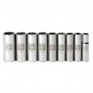 Craftsman 9 Piece 3/8 Drive 12 Point Deep Metric Socket Set 10-21mm