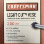 Craftsman 3-1/2 Inch Light Duty Bench Vise w/ Swivel Base