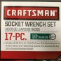 Craftsman 17 Piece 12 Point 1/2" Drive Metric Socket Set - Made in USA
