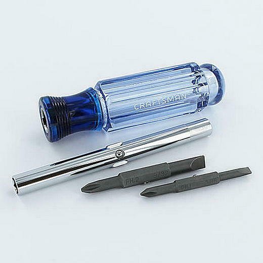 Craftsman 6-in-1 Multi-Bit Screwdriver / Nutdriver - Made in USA