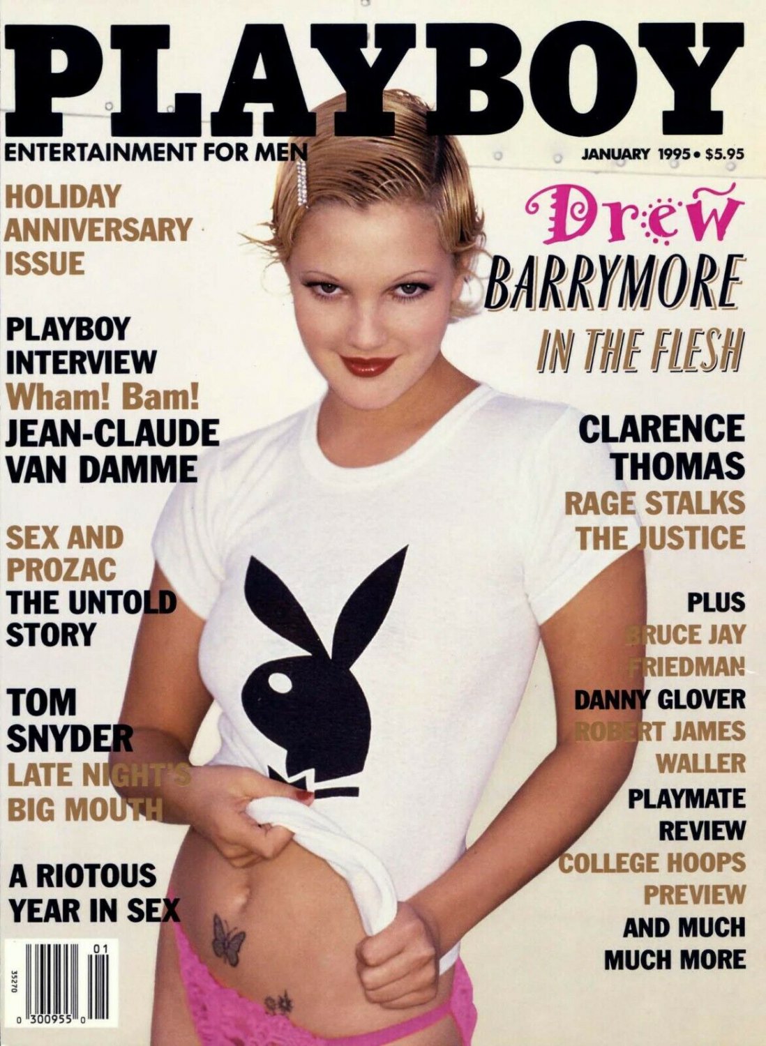 Playboy USA - *Drew Barrymore* January 1995 PDF.