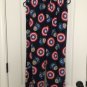 Captain America Comic Book Heros Adult Fleece SleepWear Pants Sz M Clothes