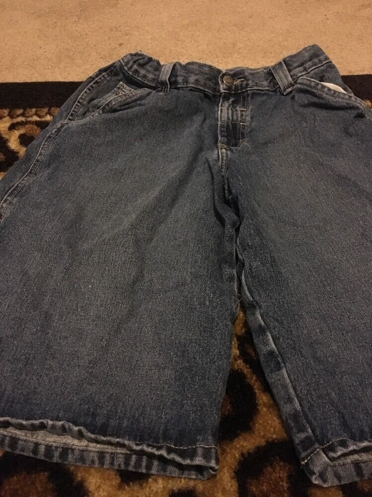 Lee VF JeansWear Boys Blue Denim Jean Shorts Sz 14 Husky Clothes