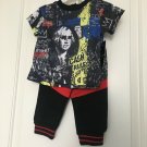 Akademiks Infant Baby Boys 2 Pc Set Top Shirt Pants OutFit  Sz 12M Clothes