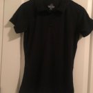 Russell Team Issue Men's Polo Athletic Shirt Sz M Top Black Clothes
