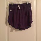 RUSSELL Athletic Active Adult Lined Shorts Sz L Purple Clothes