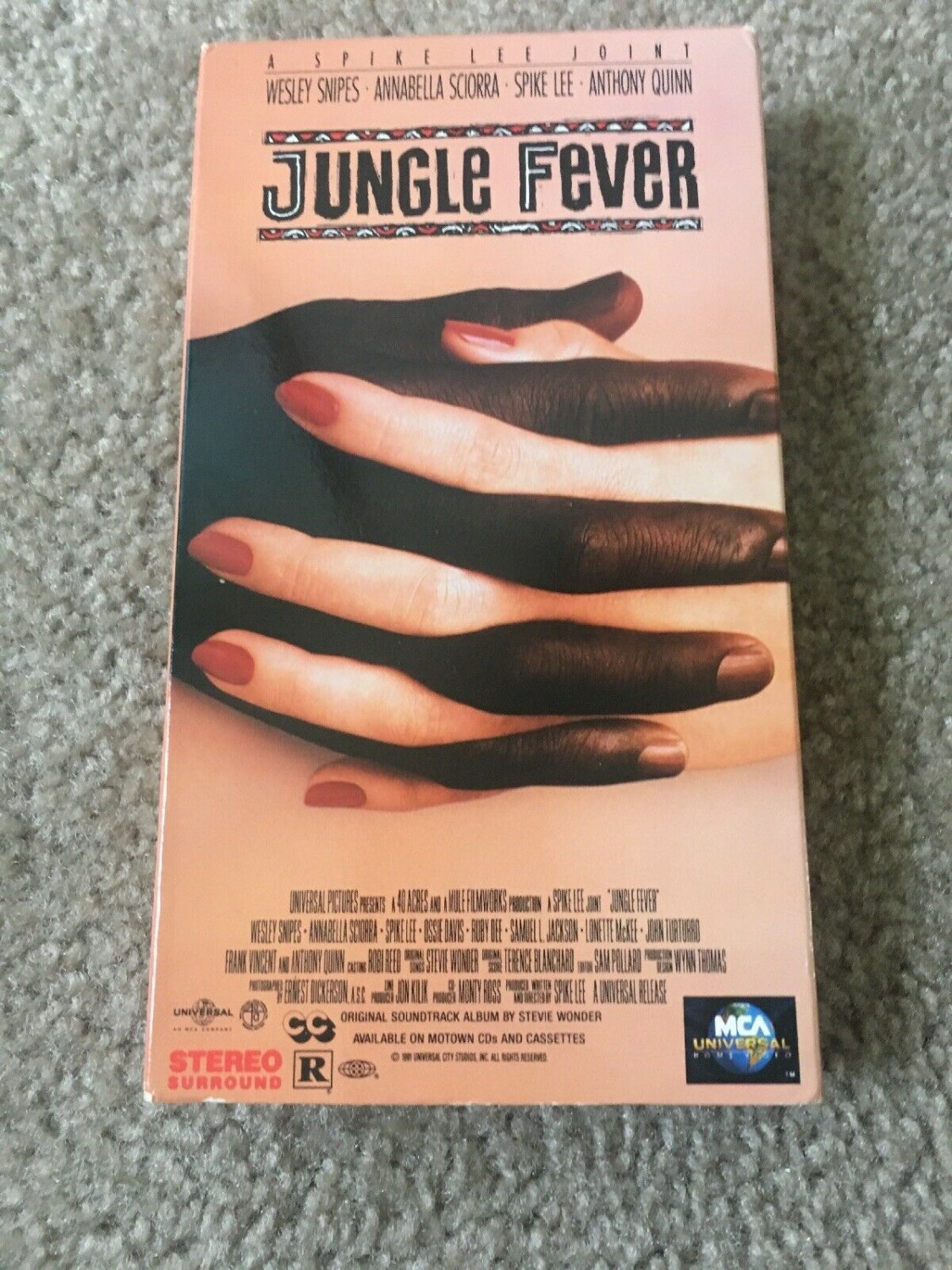 Jungle Fever (VHS) Spike Lee Joint, Wesley Snipes, Samuel L Jackson