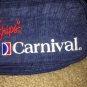 Carnival The Fun Ship Adjustable Black Fanny Pack Travel Cruise