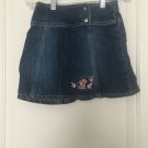Dora Nick Jr Girls Blue Denim Jean Skirt Sz 6X Clothes