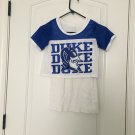 5th & Ocean Duke BlueDevils Girls 2 in 1 Jersey Shirt/Tank Top Sz 12