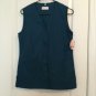 White Cross Women's Button Front Scrub Vest Top