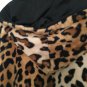 Footed Adult Footed Hooded Jumper Sz S Leopard Print Clothes