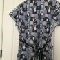 Absolute Women's Scrub Uniform Top Sz M MultiColor