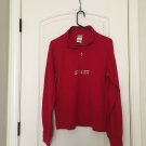 SPYDER Ladies 1/4 Zip Long Sleeve Shirt Sz 12 Red Clothes
