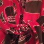 Cherokee Boys Hooded Fleece FootBall Robe Sz XL 16/18 MultiColor