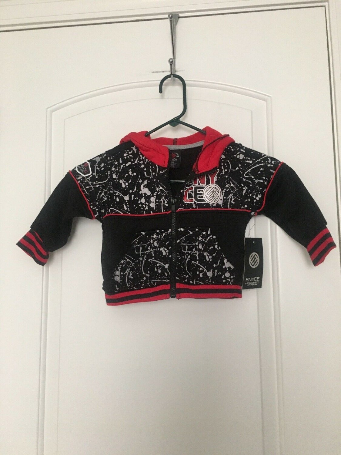 ENYCE New York 1996 Infant Baby Boys Zip Up Hoodie Sz 18M
