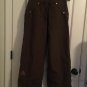 Section Adult Ski Snow Lined Pants Winter Sz XS Brown