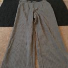 BRIGGS New York Womens Dress Pants Slacks Sz 14 Pinstripe