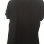 DANSKIN NOW Women's CORE POLY Active TEE Sz L 12-14 Tee Shirt Top Black