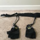 MMA Gold's Gym Mens Weight Lifting Belt With Gloves Exercise Strength Training