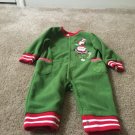 Nursery Rhyme Baby Christmas Holiday Santa's Favorite Fleece Jumper JumpSuit