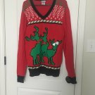 Spencer's Adult Ugly Christmas Sweater Sz L MultiColored Spencer's Adult Ugly Christmas Sweater Sz L MultiColored