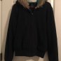 American Eagle OutFitters Womens Jacket Lined Faux Fur Hoodie Sz XL