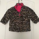 Me Jane Baby Toddler Girl Reversible Leopard/Pink Winter Coat 24M