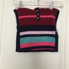 Carter's Infant Baby Girl's Hooded Sweater Vest Sz 3M MultiColor