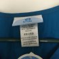 Simply Basic Scrubs Adult Uniform Scrub Top Sz 2X Caribbean Blue