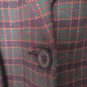Rafael Women's Lined Wool Plaid Suit Jacket/Blazer One-Piece Sz 8 MultiColor