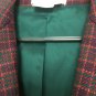 Rafael Women's Lined Wool Plaid Suit Jacket/Blazer One-Piece Sz 8 MultiColor