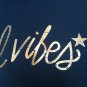 Full Circle Trends Good Vibes Kids Sz M 10/12 Boys SweatShirt Blue