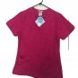Simply Basic Women's Uniform Scrub Top Sz XS Pink