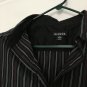 George Men's Long Sleeve Button-Down Striped Shirt Sz L 42-44 MultiColor