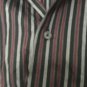 George Men's Long Sleeve Button-Down Striped Shirt Sz L 42-44 MultiColor