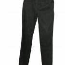 Express Women's Faux Leather Skinny Ankle Pants Sz 00R Gray