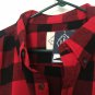 St John's Bay Men's Button Down Checkered Long Sleeve Shirt Sz XL Red/Black
