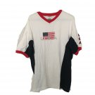Canyon River Blues Men's V-Neck Short Sleeve T-Shirt Sz XL MultiColor