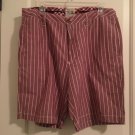 Old School Brand Men's Casual Striped Shorts Sz 34 MultiColor