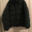 St John's Bay Men's Lined Puffer Zip Up Jacket Sz XX Large Green Coat