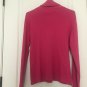 Liz Claiborne Women's Turtle Neck Long Sleeve Shirt Sz L Pink Top