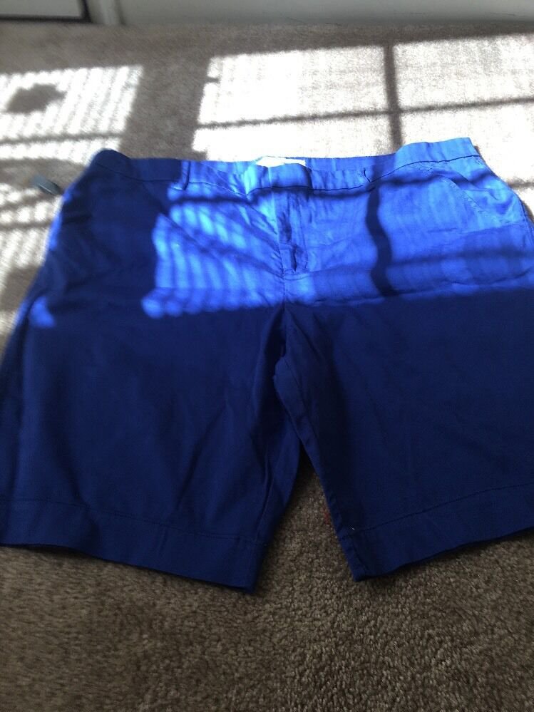 Pure Energy Women's Casual Shorts Sz 24W Blue