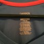 DANSKIN NOW Loose Women's Short Sleeve Shirt Sz M 8-10 Blue ActiveWear Top