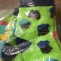 9 Pack YLA  Poly Kids Designed MultiColor Crew Socks Sz 5-6.5 Girls