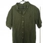 Arrow Short Sleeve Casual Button Up Striped Shirt Men's Size XLT 18-18 1/2