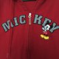 Mickey Mouse Adult Zip Front Character Jacket Large Multicolor OutWear
