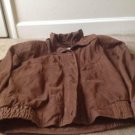 Tannery West Men's Suede Lined Leather Jacket Sz S Brown Coat